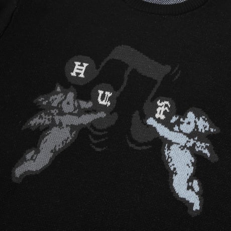 HUF Song Intarsia Sweater Black