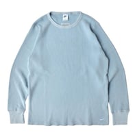 US NIKE L/S Heavyweight Waffle Top - Blue