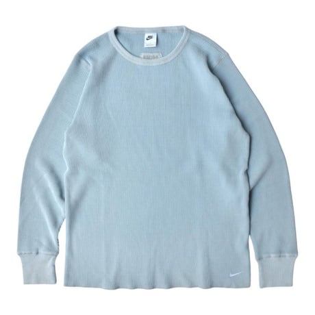 US NIKE L/S Heavyweight Waffle Top - Blue