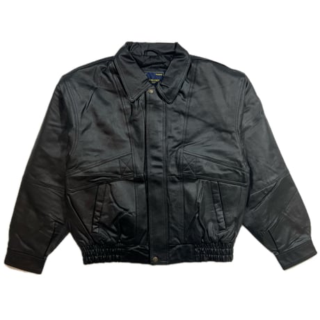 Deadstock Gianni Velente Leather Jacket Black