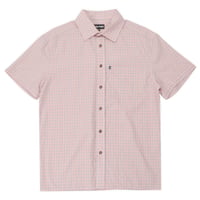 Pass~Port Workers Check Short Sleeve Shirt - Light Pink