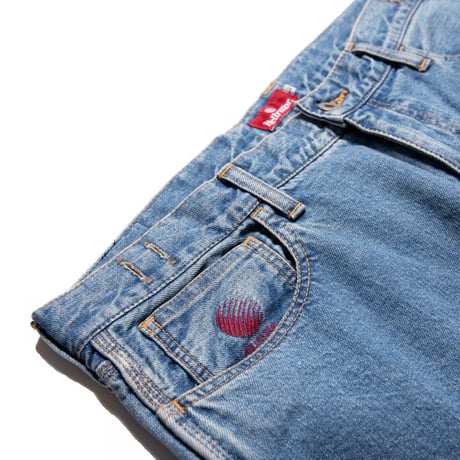 Hellrazor Baggie Denim Pants Wash Indigo