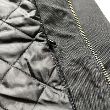 CornerStone Duck Cloth Hooded Work Jacket Black
