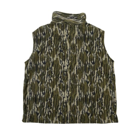World Famous Sports Suede Soft Fleece Vest Mossy Oak Bottomland