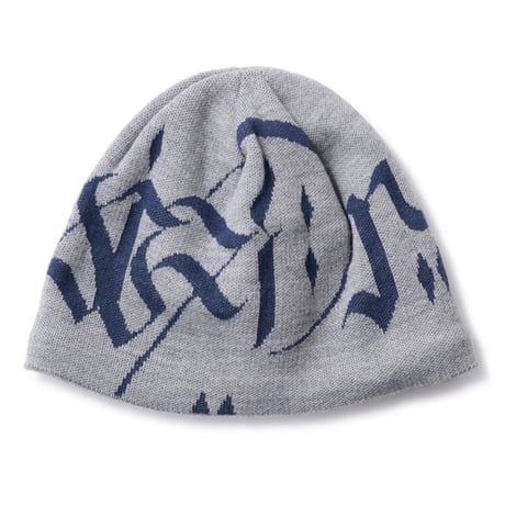Hellrazor Letter Beanie - Grey