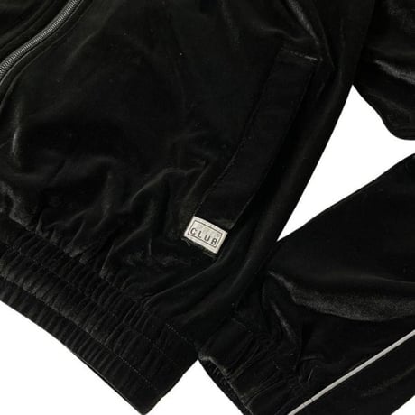 PRO CLUB Comfort Velour Track Jacket - Black