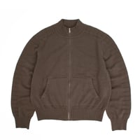 Yardsale Faldo Knitted Full-Zip - Brown