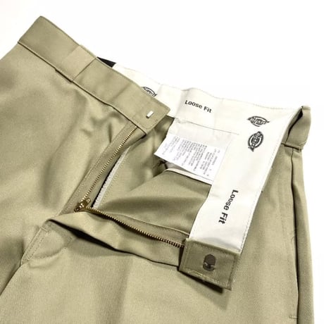 Dickies Loose Fit Double Knee Work Pants - Khaki