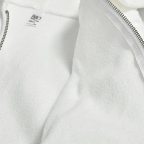 Los Angeles Apparel 14oz Heavy Fleece Full Zip Hoodie White