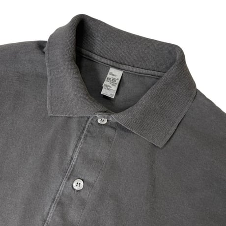 Los Angeles Apparel 6.5oz L/S Polo T-Shirts Vintage Black