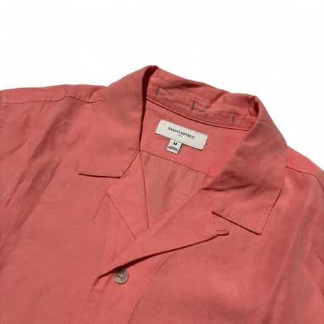 BANANA REPUBLIC S/S Shirt - Salmon Pink