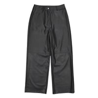 Calvin Klein PU Leather Pants - Black