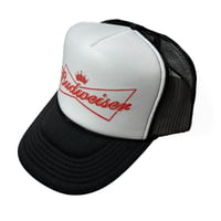 Trucker Hat Budweiser Beer Black