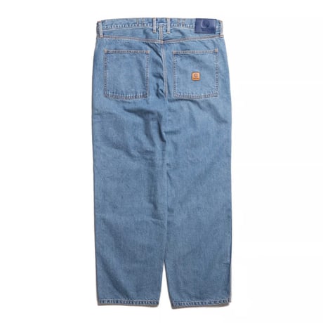 Hellrazor Baggie Denim Pants Wash Indigo