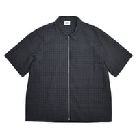 RAWDRIP S/S Full Zip Dobby Shirts - Black