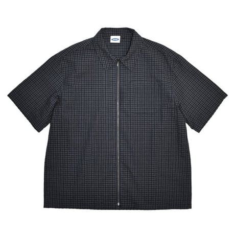 RAWDRIP S/S Full Zip Dobby Shirts - Black