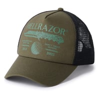 Hellrazor DTA Trucker Cap - Green / Black