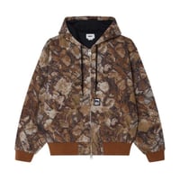 OBEY Glen Zip Up Jacket - Fence Camo