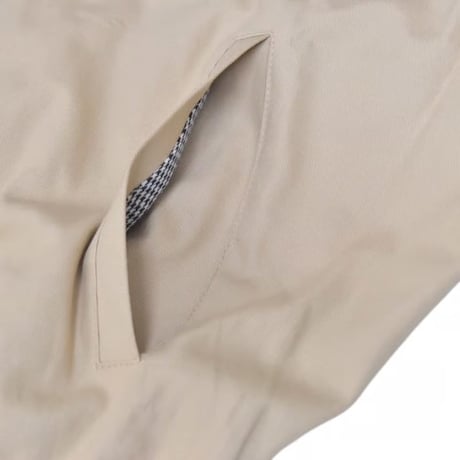 Beimar Cotton Houndstooth Drizzler Jacket - Khaki