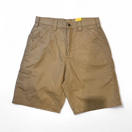 CARHARTT B147 Loose Fit Canvas Utility Work Shorts - Dark Khaki
