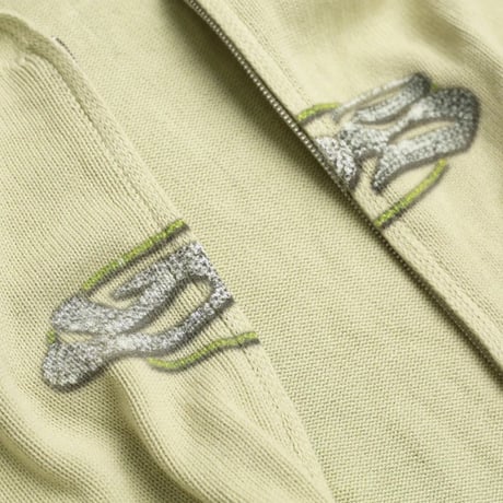 Yardsale Glitz Knitted Hood - Lime