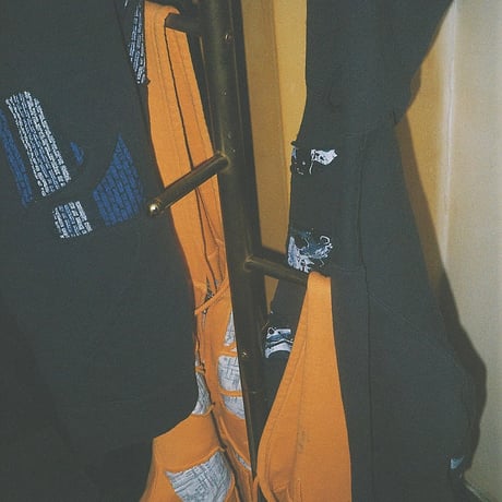 Rawdrip Osaka Lining Patchwork Zip Hoodie Black