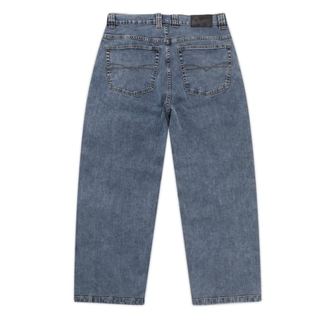 YARDSALE IVORY SLUB JEANS - Light Denim