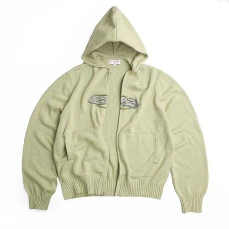 Yardsale Glitz Knitted Hood - Lime