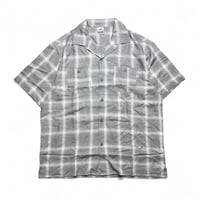 PRO CLUB Comfort Ombre Checker S/S Shirts - Heather Grey