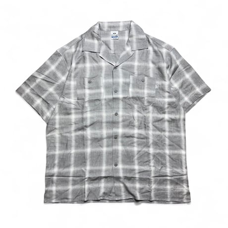 PRO CLUB Comfort Ombre Checker S/S Shirts - Heather Grey