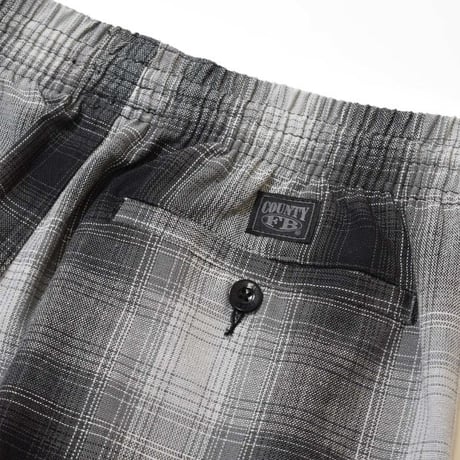 FB County Cargo Checker Pants - Black/Grey