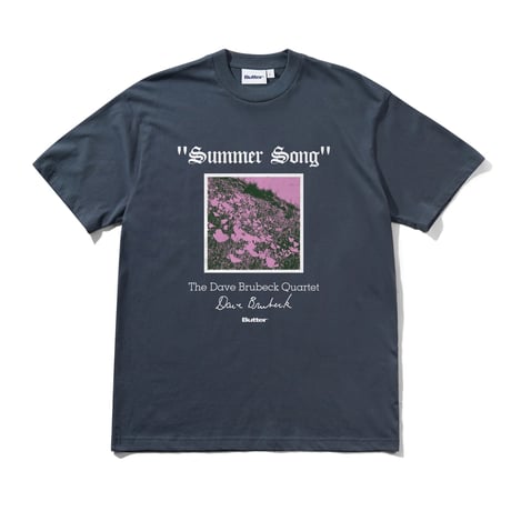 BUTTER GOODS Summer Song Tee - Steel Blue