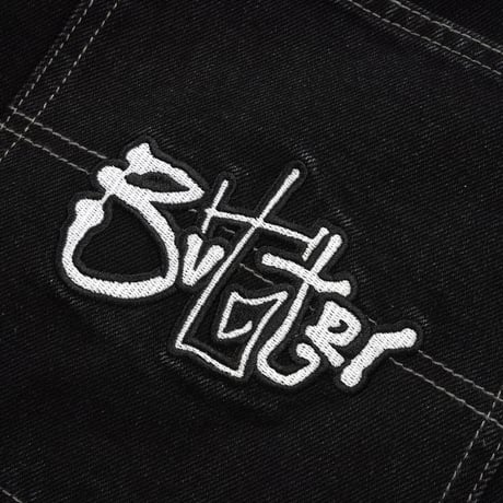 BUTTER GOODS Scribble Denim Jeans - Washed  Black