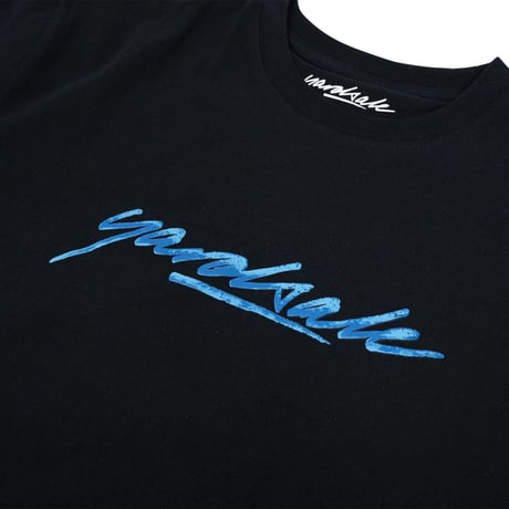 Yardsale Script Sludge T-shirt- Black