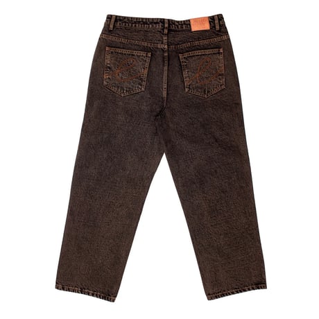 Hoddle Ranger Jeans Acid Wash - Brown