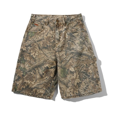 BUTTER GOODS Carpenter Denim Shorts - Forest Camo