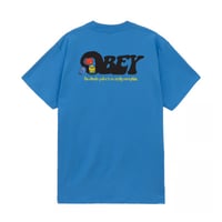 OBEY Earth Drop Out Tee - Azure Blue