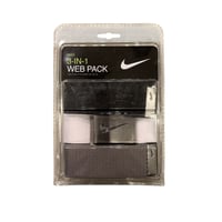 US Nike Web Pack Belt - Black/White/Gray