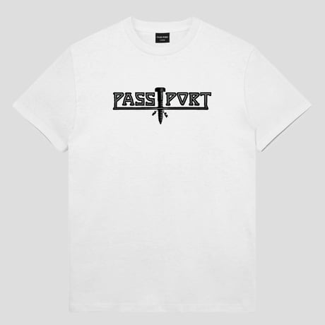 Pass~port Screwed Tee - White