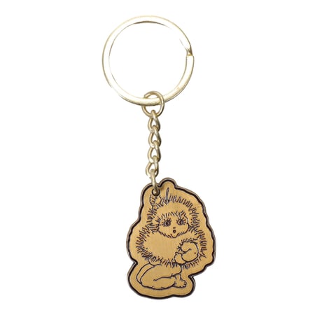 Pass~Port x may Gibbss Wettle Bady Keyring - Gold