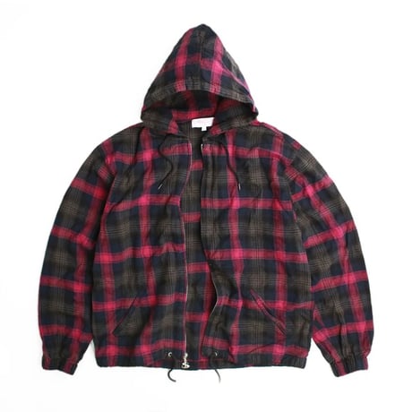 Yardsale Tartan Full-Zip Hood - Red
