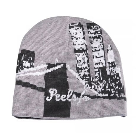 Peels Reversible Beanie Nature vs City - Grey