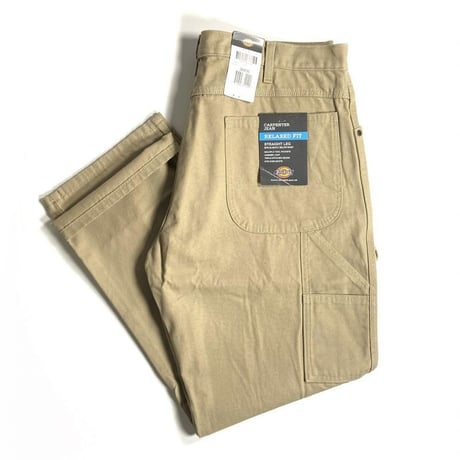 Dickies Relax Fit Straight Leg Carpenter Duck Jeans Desert Sand (RDS)