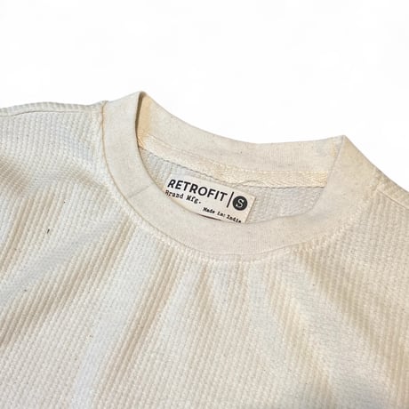 RETROFIT Crewneck L/S Thermal Knit T-Shirt - Sandshell