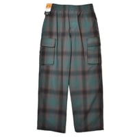 FB County Cargo Checker Pants - Black/Green