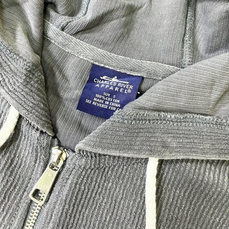 Charles River Apparel Full Zip Camden Hoodie Denim