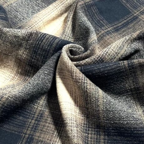 Shakawear Plaid Flannel Overshirt Tan Black