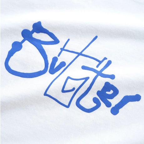 BUTTER GOODS Scribble Tee - White