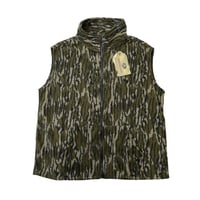 World Famous Sports Suede Soft Fleece Vest Mossy Oak Bottomland