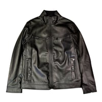 Calvin Klein Pu Jacket - Black